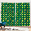 Saint Patrick's Day Celebration Print Pencil Pleat Curtains