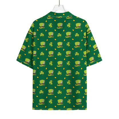 Saint Patrick's Day Celebration Print Rayon Hawaiian Shirt