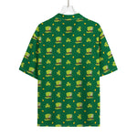 Saint Patrick's Day Celebration Print Rayon Hawaiian Shirt