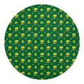 Saint Patrick's Day Celebration Print Round Blanket