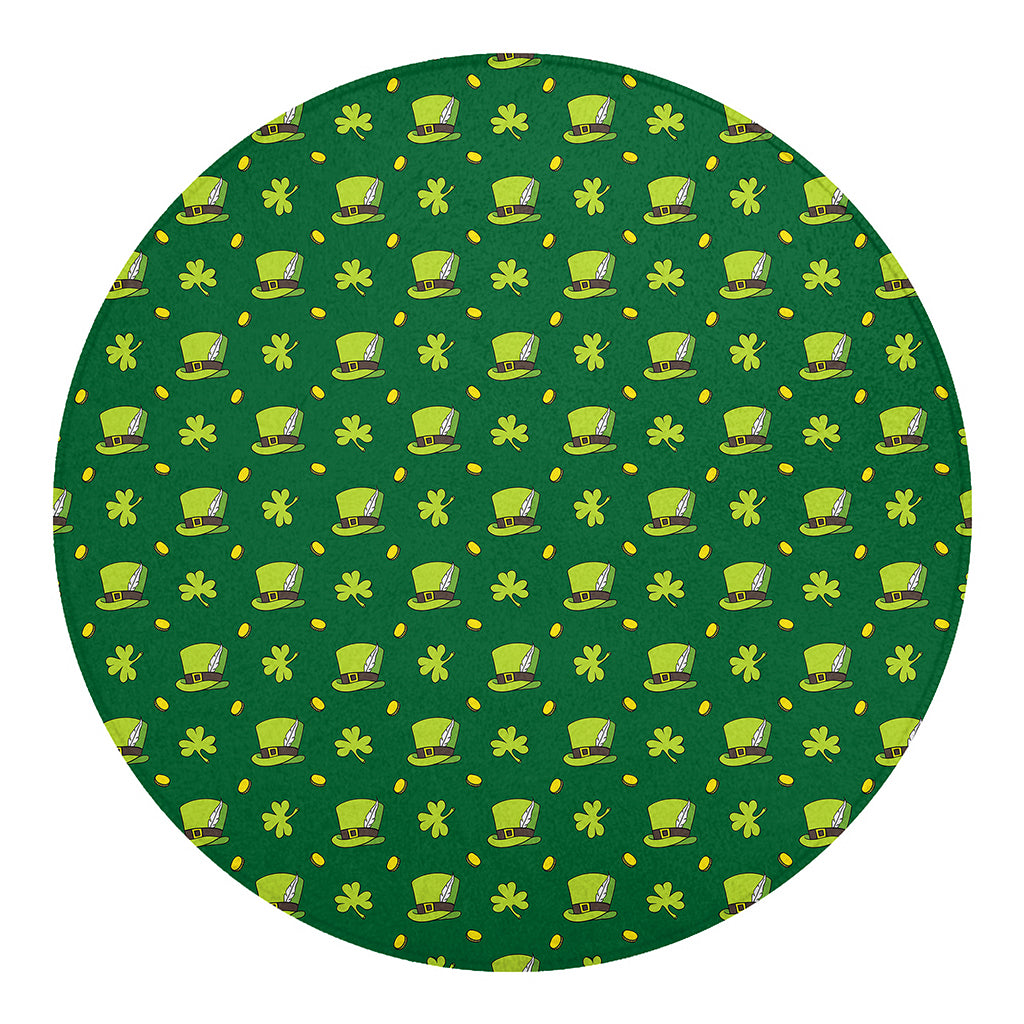 Saint Patrick's Day Celebration Print Round Blanket