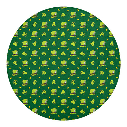 Saint Patrick's Day Celebration Print Round Blanket