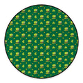 Saint Patrick's Day Celebration Print Round Floor Mat
