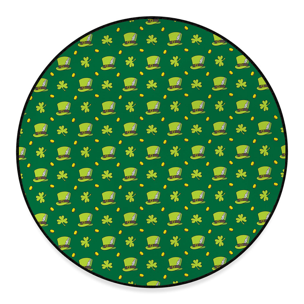 Saint Patrick's Day Celebration Print Round Floor Mat