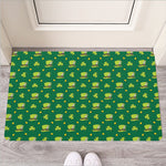 Saint Patrick's Day Celebration Print Rubber Doormat
