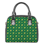 Saint Patrick's Day Celebration Print Shoulder Handbag