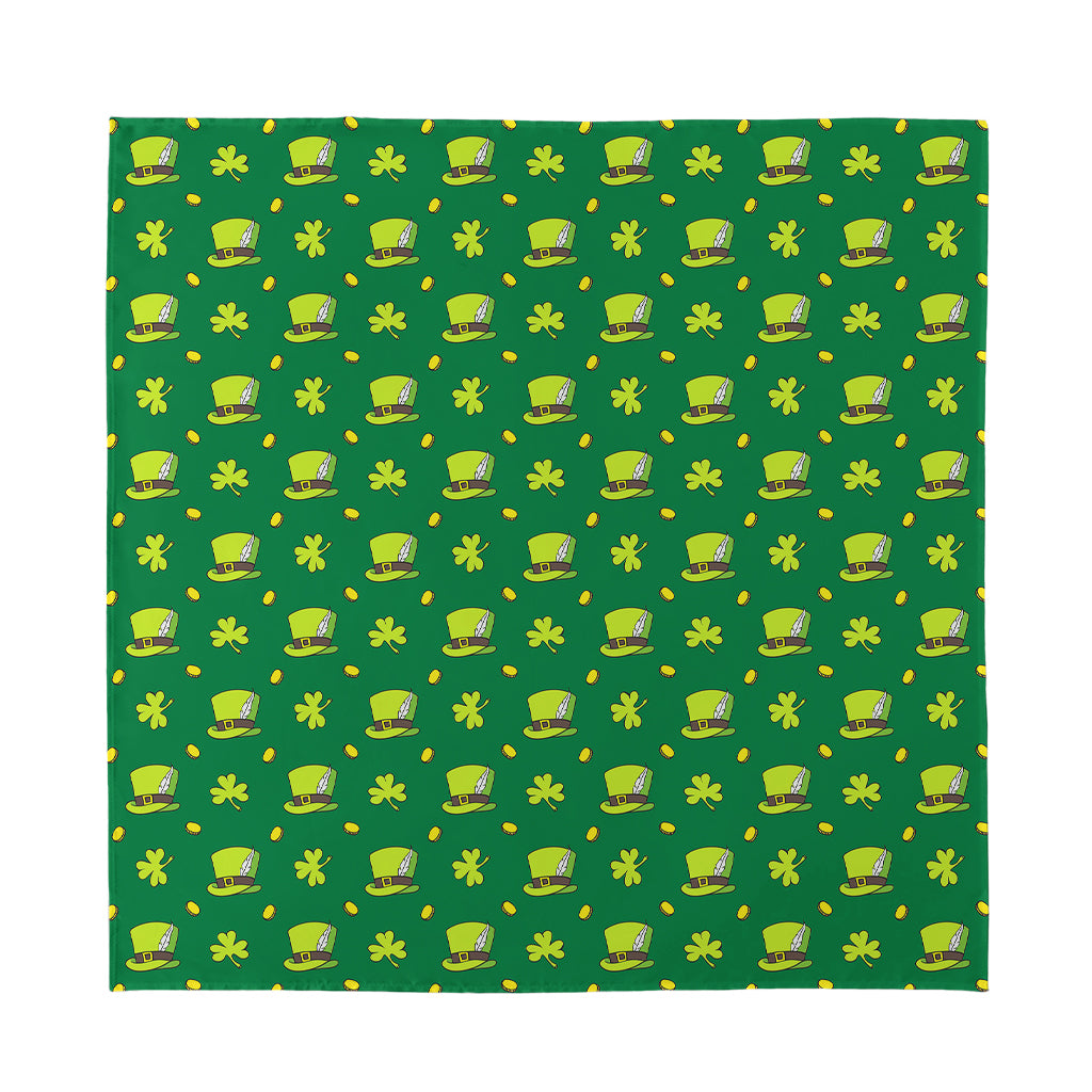 Saint Patrick's Day Celebration Print Silk Bandana