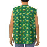 Saint Patrick's Day Celebration Print Sleeveless Baseball Jersey