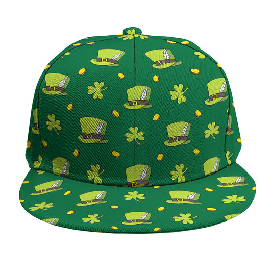 Saint Patrick's Day Celebration Print Snapback Cap