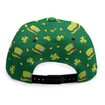 Saint Patrick's Day Celebration Print Snapback Cap
