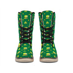 Saint Patrick's Day Celebration Print Winter Boots