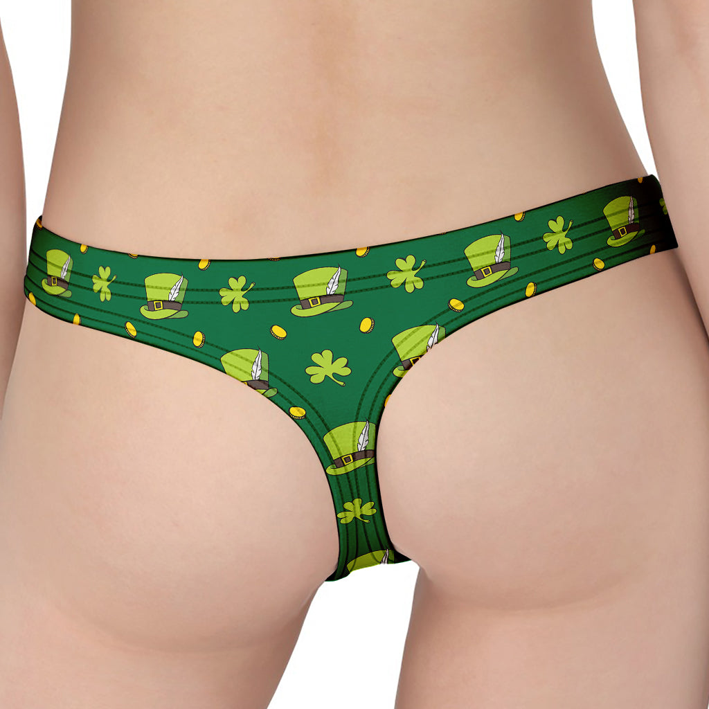 Saint Patrick's Day Celebration Print Women's Thong