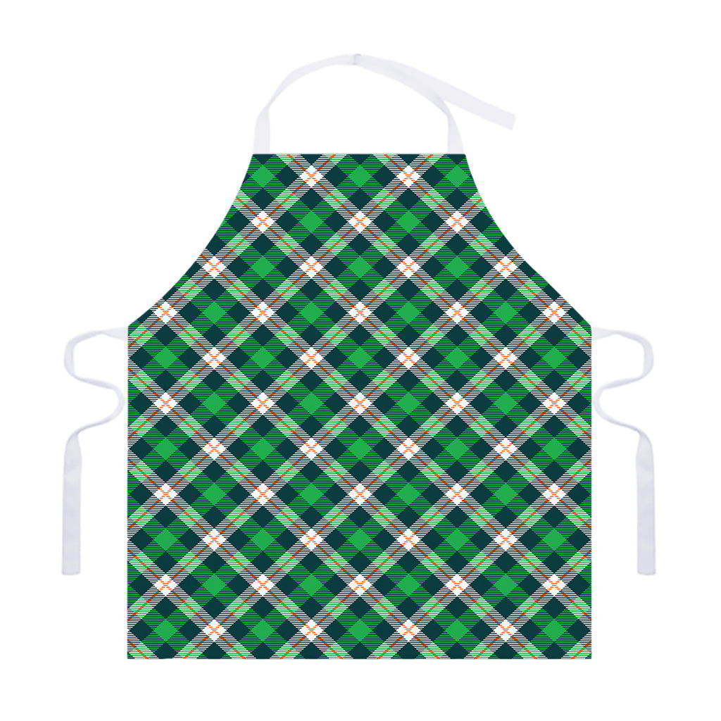 Saint Patrick's Day Irish Tartan Print Adjustable Apron