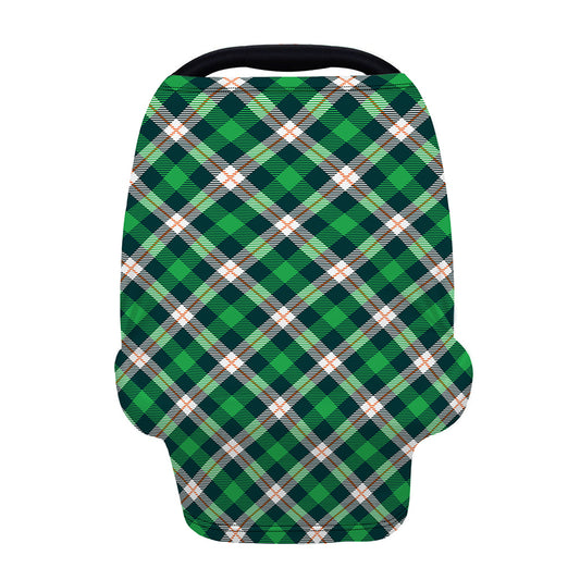 Saint Patrick's Day Irish Tartan Print Baby Seat Cover