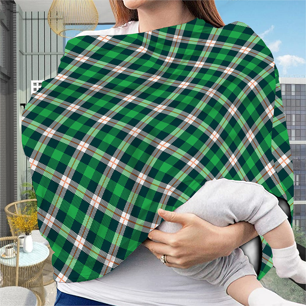 Saint Patrick's Day Irish Tartan Print Baby Seat Cover