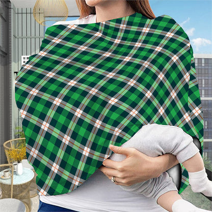 Saint Patrick's Day Irish Tartan Print Baby Seat Cover