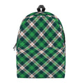 Saint Patrick's Day Irish Tartan Print School Backpack