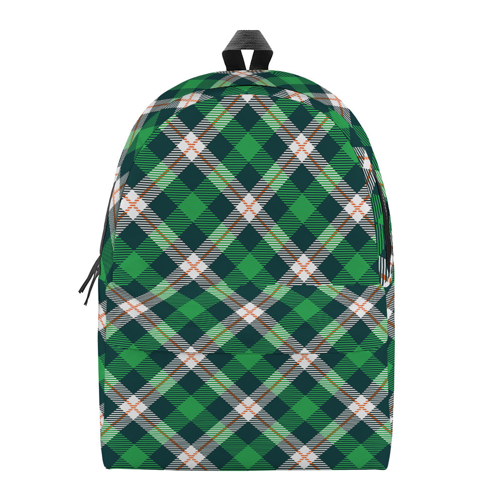 Saint Patrick's Day Irish Tartan Print Backpack