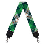 Saint Patrick's Day Irish Tartan Print Bag Strap