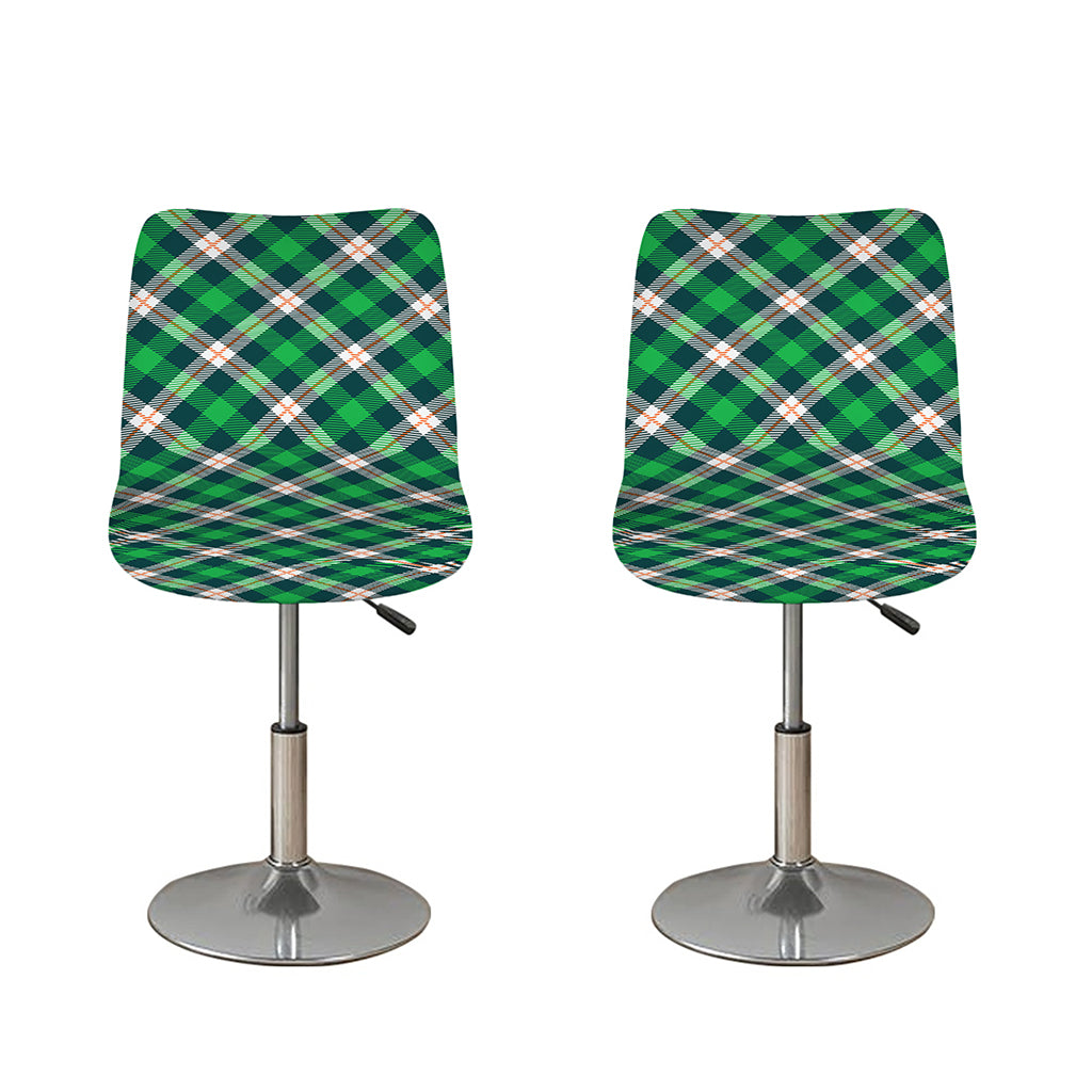 Saint Patrick's Day Irish Tartan Print Bar Stool Covers