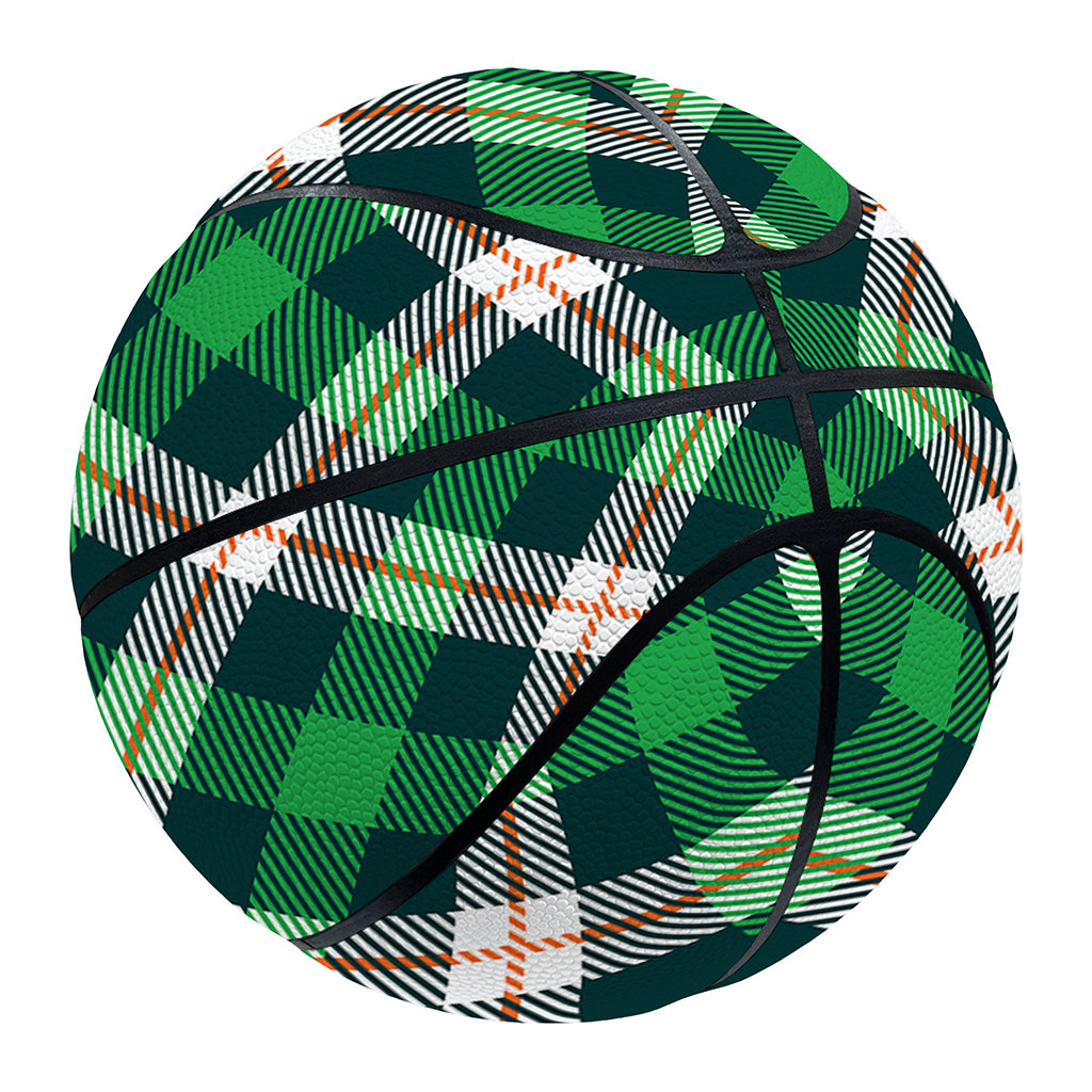 Saint Patrick's Day Irish Tartan Print Basketball