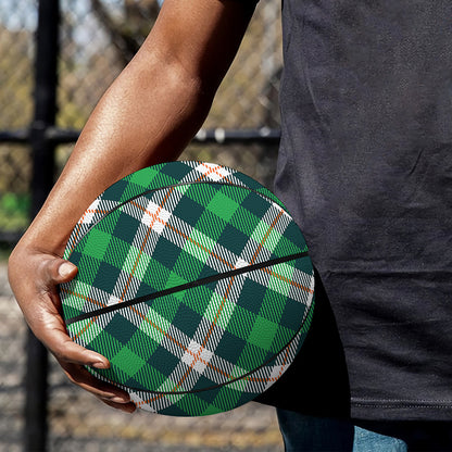 Saint Patrick's Day Irish Tartan Print Basketball