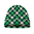 Saint Patrick's Day Irish Tartan Print Beanie