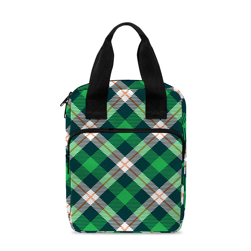 Saint Patrick's Day Irish Tartan Print Bible Tote Bag
