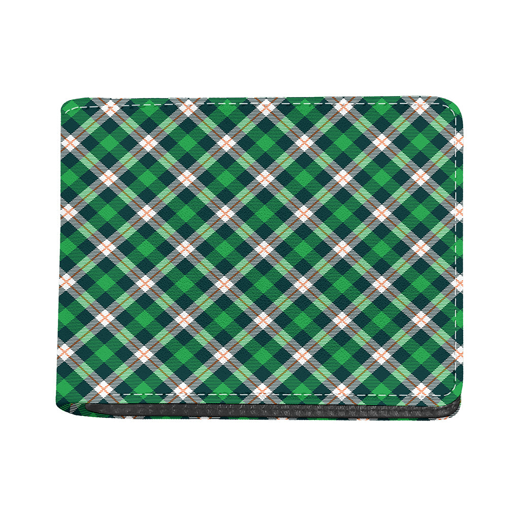 Saint Patrick's Day Irish Tartan Print Bifold Wallet