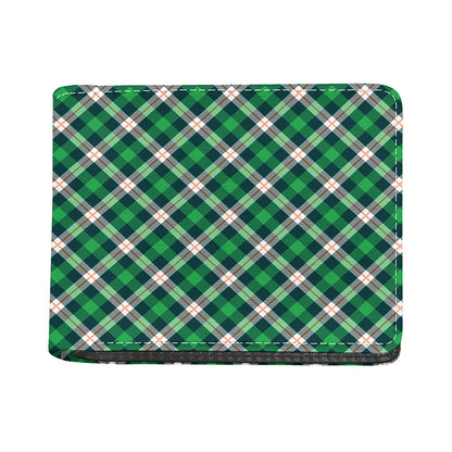 Saint Patrick's Day Irish Tartan Print Bifold Wallet