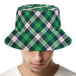 Saint Patrick's Day Irish Tartan Print Bucket Hat