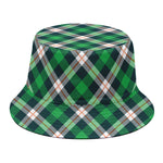 Saint Patrick's Day Irish Tartan Print Bucket Hat