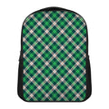 Saint Patrick's Day Irish Tartan Print Casual Backpack