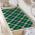 Saint Patrick's Day Irish Tartan Print Changing Pad Cover
