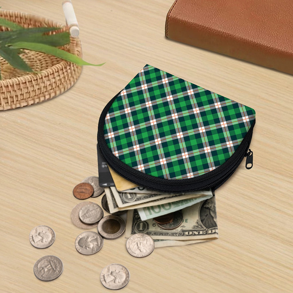 Saint Patrick's Day Irish Tartan Print Coin Purse