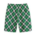 Saint Patrick's Day Irish Tartan Print Cotton Shorts