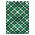 Saint Patrick's Day Irish Tartan Print Curtain