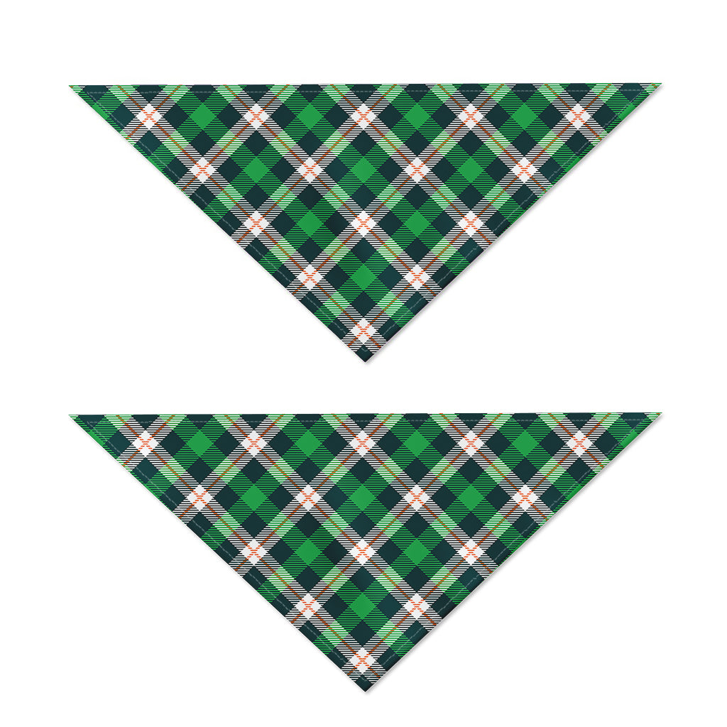 Saint Patrick's Day Irish Tartan Print Dog Bandana