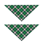 Saint Patrick's Day Irish Tartan Print Dog Bandana