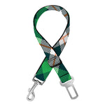 Saint Patrick's Day Irish Tartan Print Dog Seat Belt
