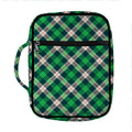 Saint Patrick's Day Irish Tartan Print Front Pocket Bible Bag