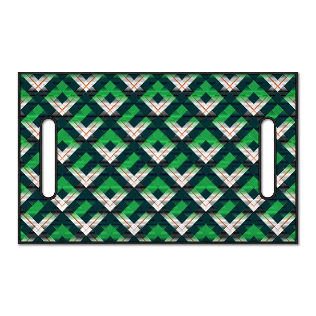 Saint Patrick's Day Irish Tartan Print Golf Cart Seat Cover