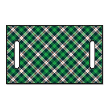 Saint Patrick's Day Irish Tartan Print Golf Cart Seat Cover