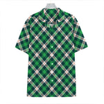 Saint Patrick's Day Irish Tartan Print Hawaiian Shirt