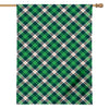 Saint Patrick's Day Irish Tartan Print House Flag