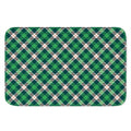 Saint Patrick's Day Irish Tartan Print Indoor Door Mat