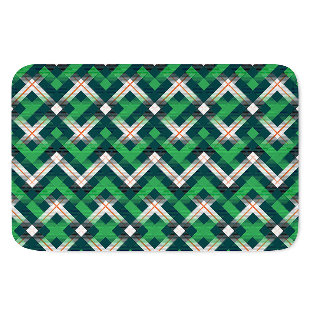 Saint Patrick's Day Irish Tartan Print Indoor Door Mat