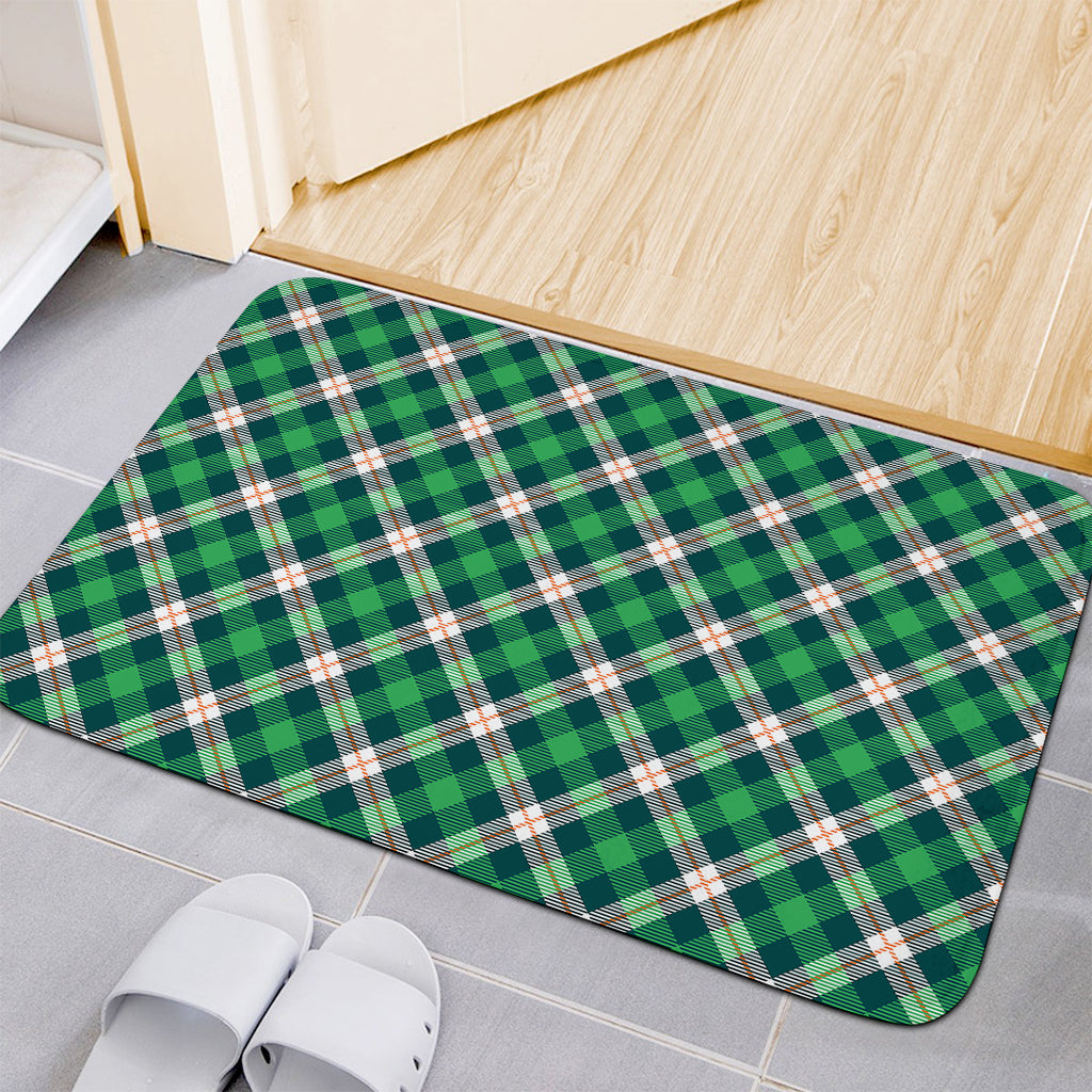 Saint Patrick's Day Irish Tartan Print Indoor Door Mat