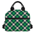 Saint Patrick's Day Irish Tartan Print Insulated Lunch Bag