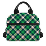 Saint Patrick's Day Irish Tartan Print Insulated Lunch Bag